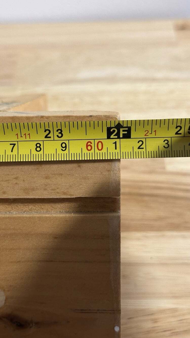 Vintage Rustic Wooden Wall Shelf  Heart Cutout Pegs 24” Cottagecore Farmhouse - Picture 7 of 9